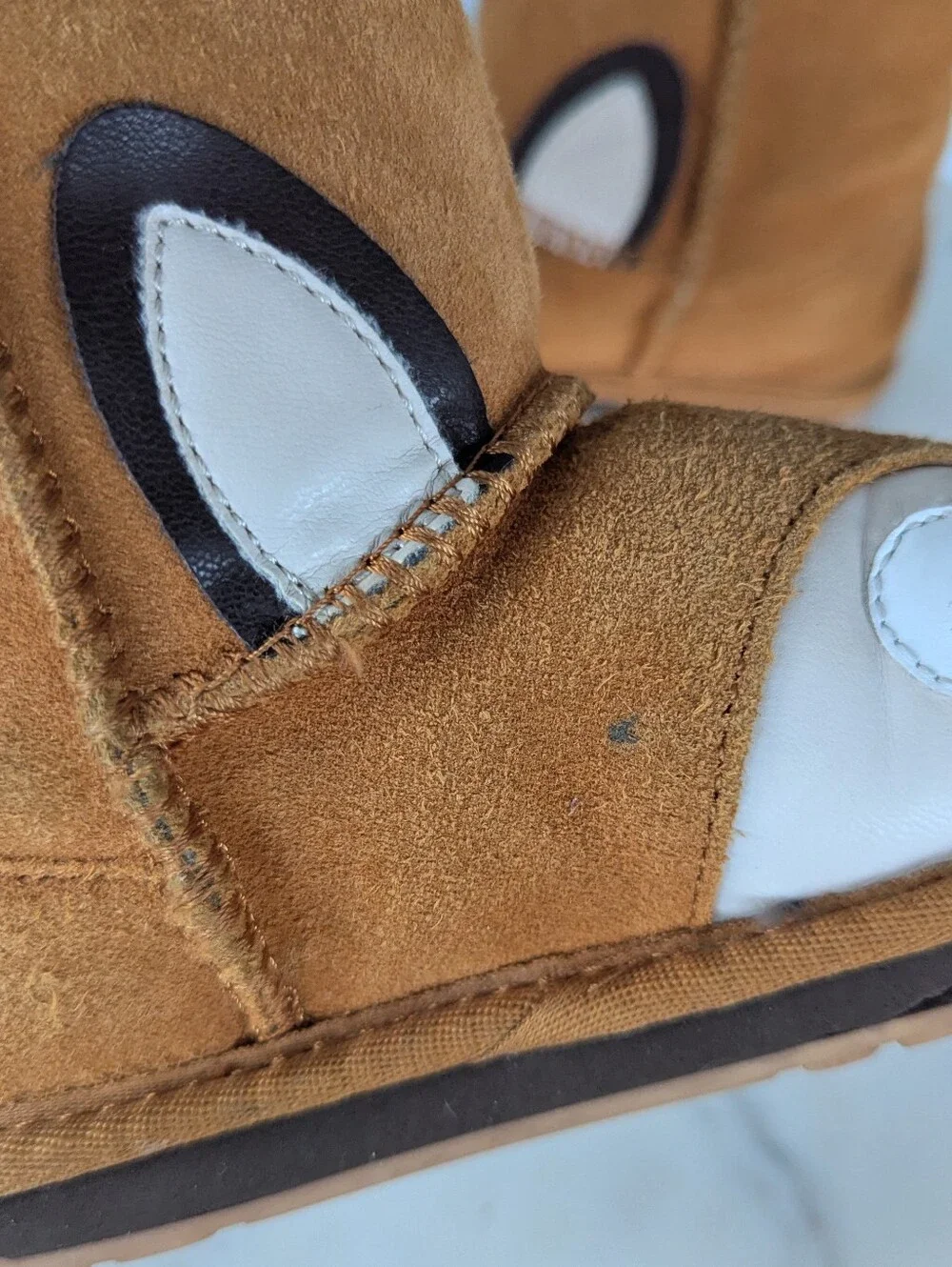 EMU Australia Kids Fox Theme Suede Winter Boots